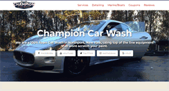 Desktop Screenshot of championhandcarwash.com